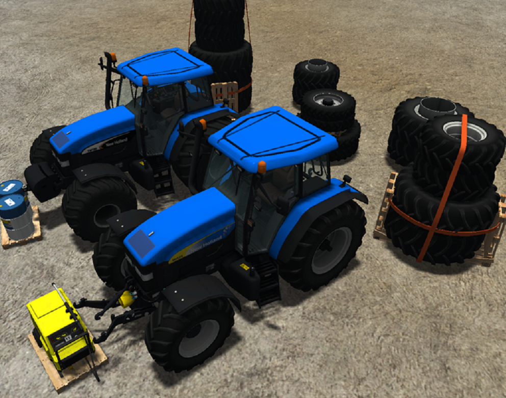 New Holland TM175 and TM190 pack