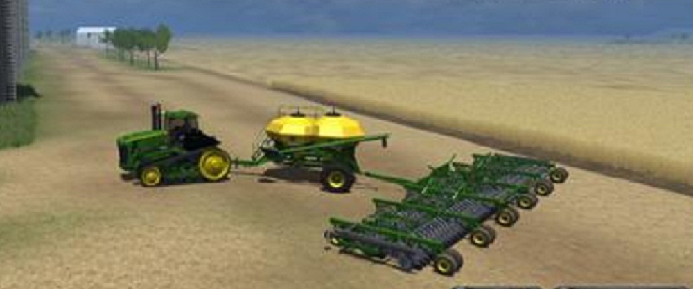 Giant JD Airseeder And Aircart
