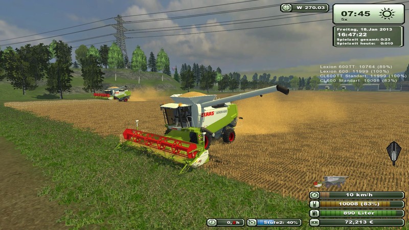 Claas Lexion 600 package v 3.2 Standart