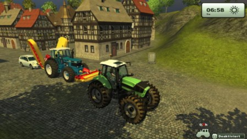 Tractor with mower as Traffic v1
