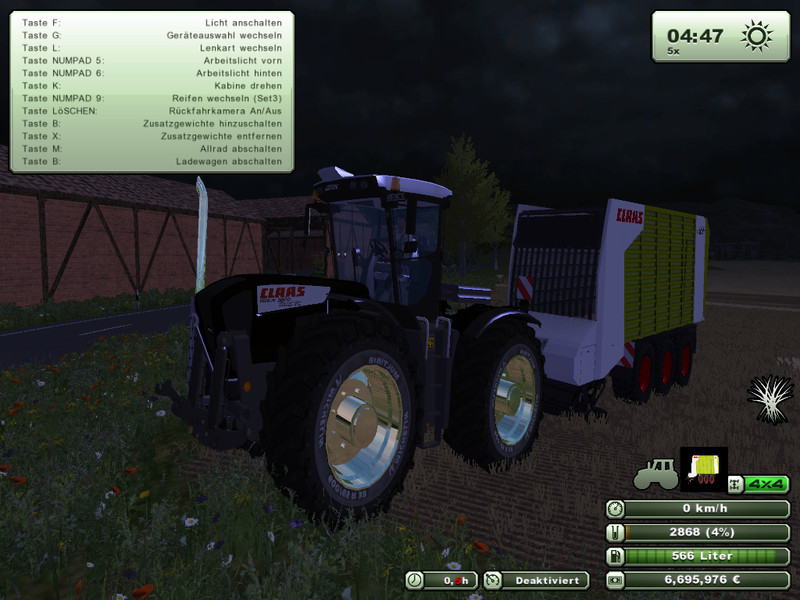 Claas Xerion 3800 VC v 1.0 Black Chrome