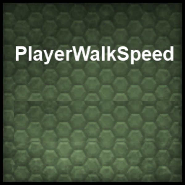Player walk speed
