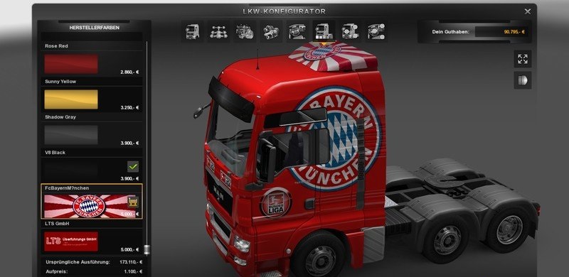 MAN XF FC Bayern München Skin v2