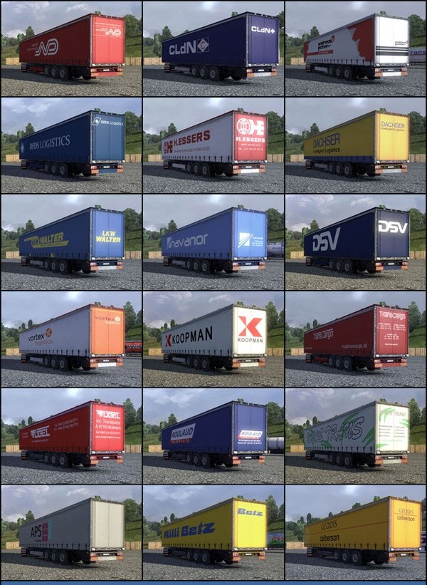 TRAILER PACK with Realistic Textures v1.7.9