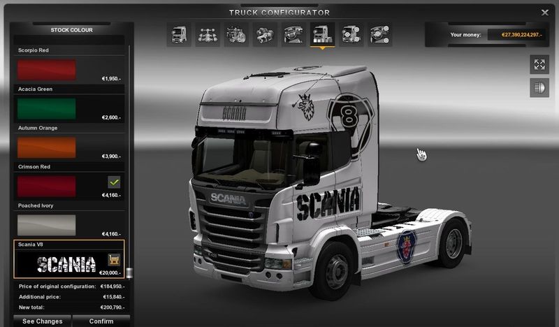 Scania V8 Skin