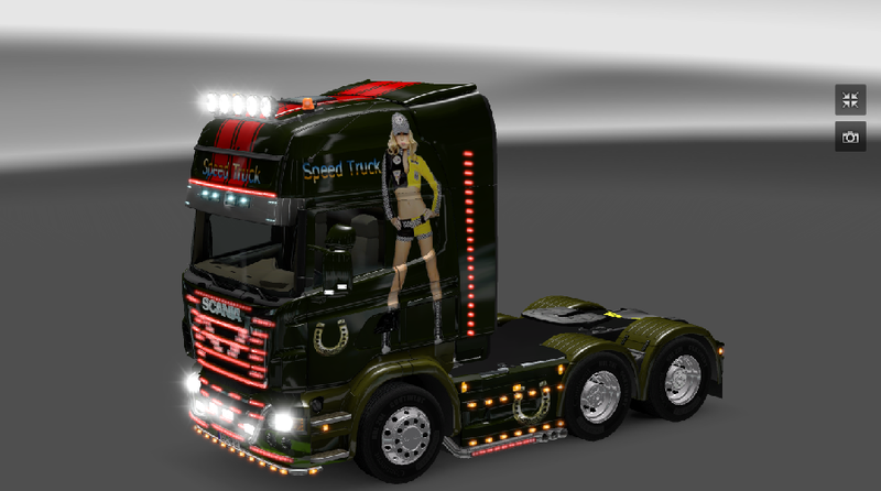 Scania skin speed truck