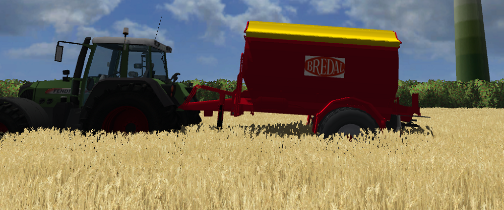 Bredal fertilizer spreader