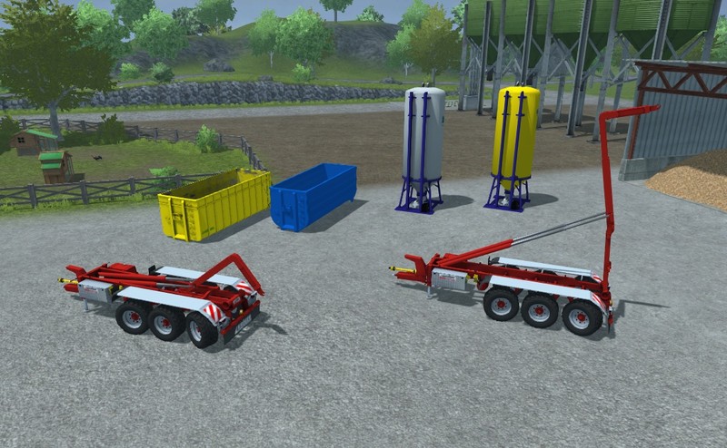Hooklift pack trailer and implements v 0.95 BETA