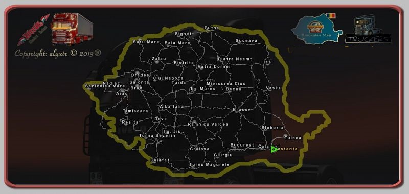 Romania map v 2.0