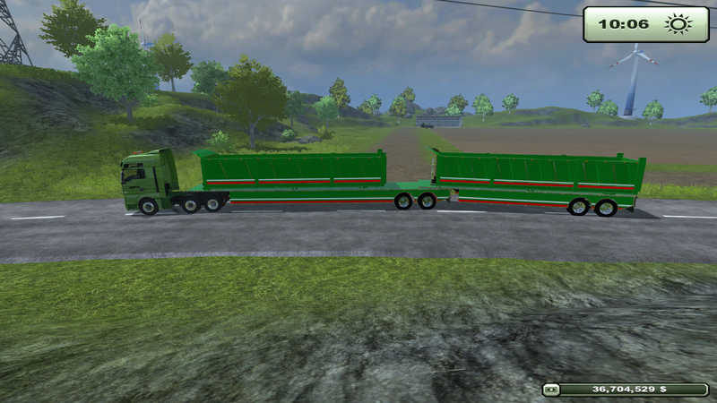 Agroliner B Double Road Train v 1.0