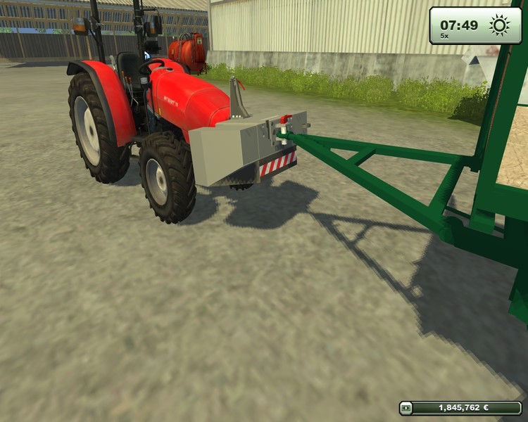 1200 KG Fendt front and rear weight v 1.0
