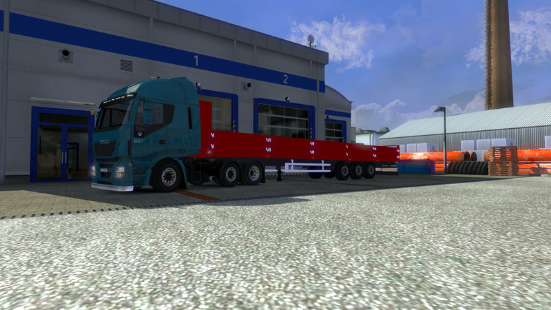 Long red trailer v 1.0