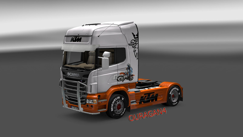 KTM skin for Scania v 1.0