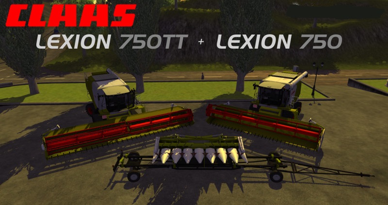 CLAAS Lexion 750 + Lexion 750TT v 1.0 Patch 2.0