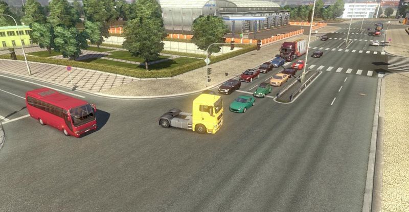 Traffic cars from Test Drive Unlimited 2 in ETS 2 (fixed)