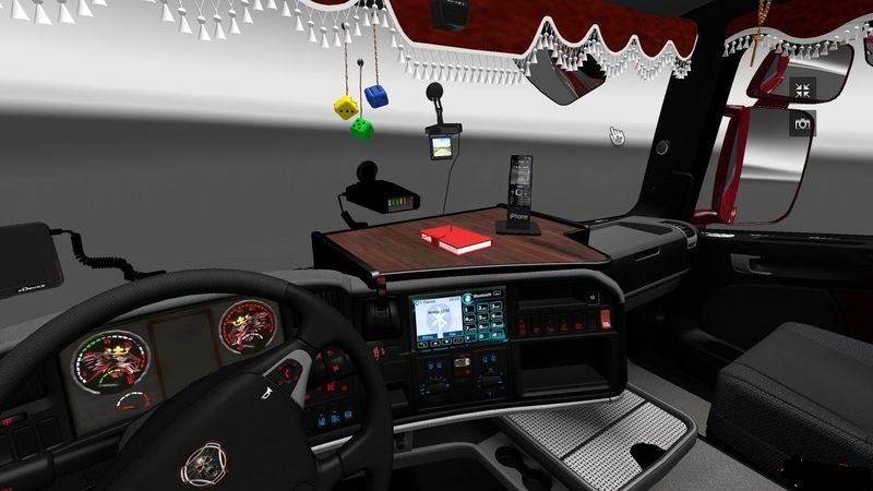 New Scania RED interior