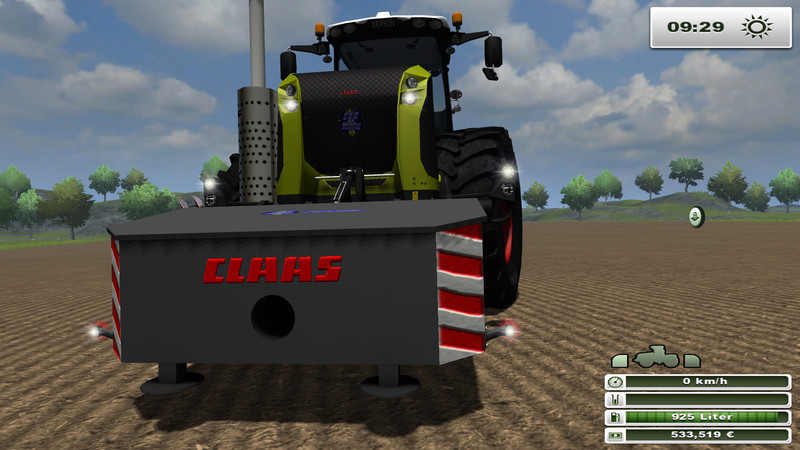 Claas Xerion weight v 1.0