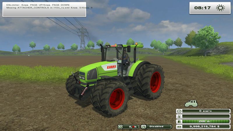 Claas Ares 826 v 2.0