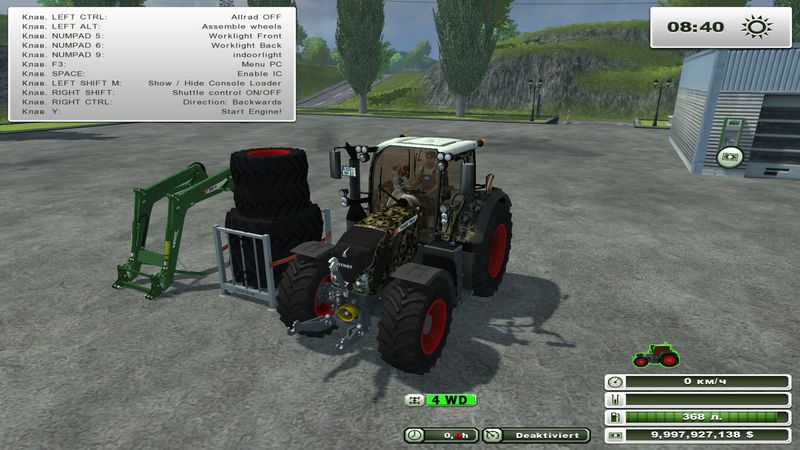 Fendt Vario 724 SCR v 3.0 Military