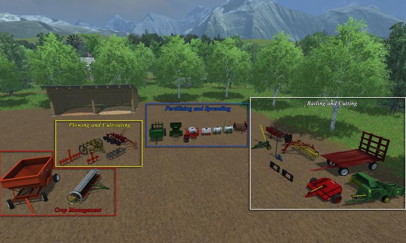 Small Farm Implement Pack v 1.0