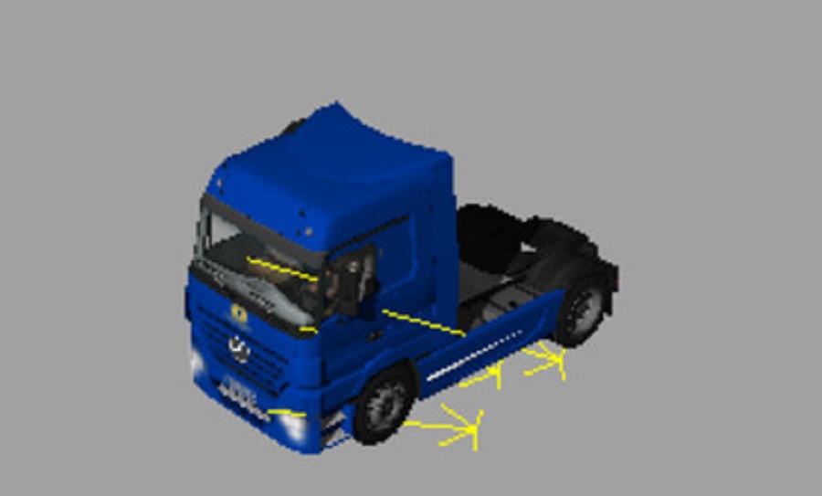 MB-Actros: New Holland-Service v 1
