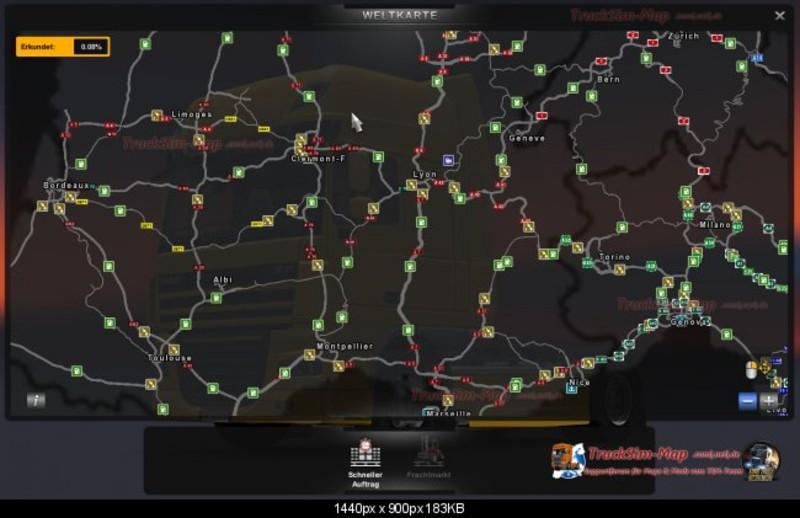 Trucksim Map v 4.5.5a