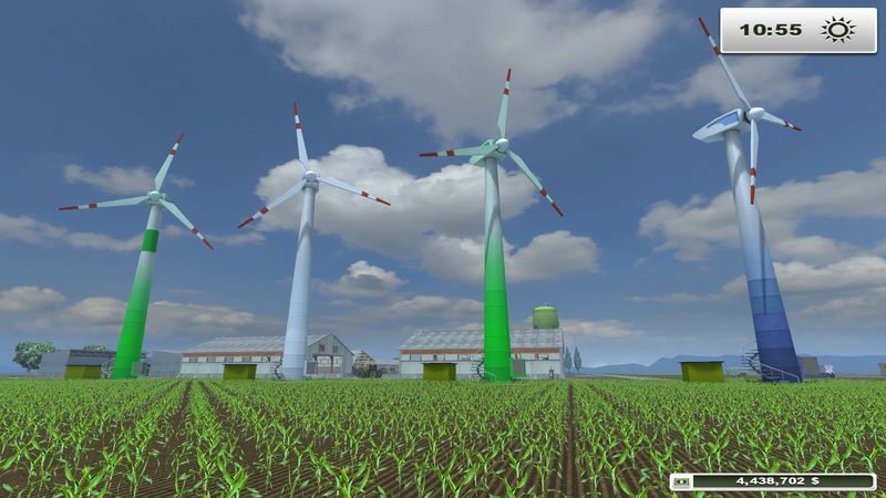 Wind turbine with transformer v 4.0 placeable