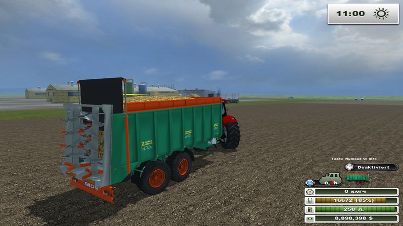 Aguas Tenias Manure Spreader Tandem v 1.0