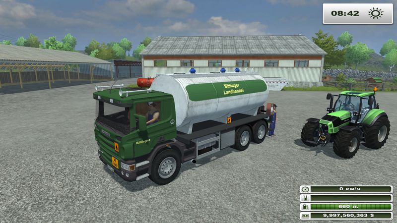 Scania diesel tank truck v 2.0